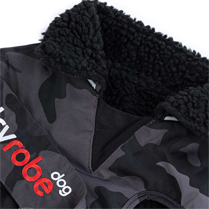 2024 Dryrobe Dog Coat V3 DRV3 - Black / Camo